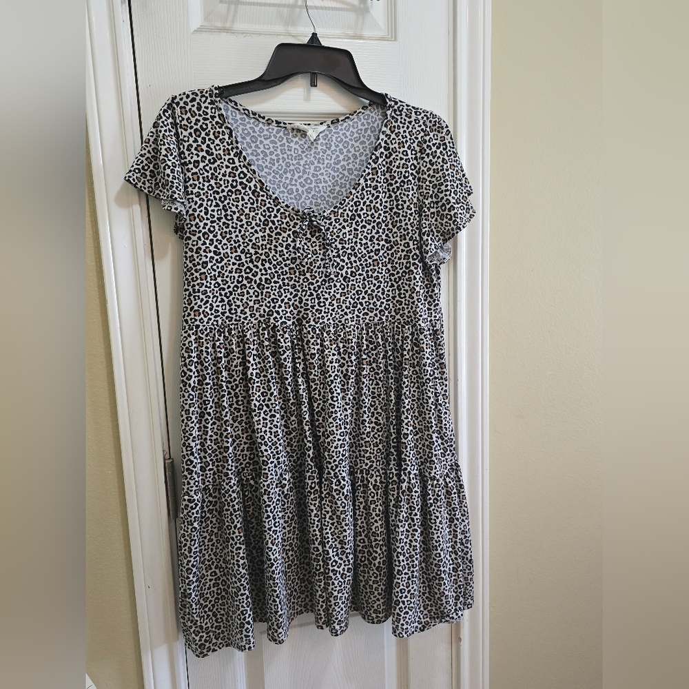 Jessica Simpson Leopard Print Dress